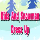Kids And Snowman Dress Up spēle