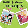 Mulan and Aurora. Similarities spēle